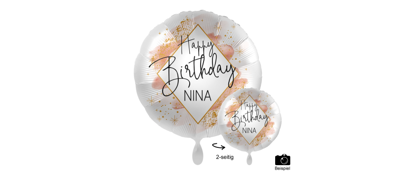 Ballon mit Text