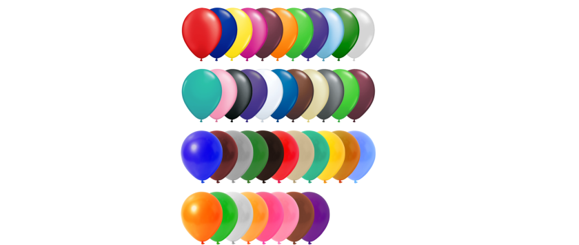 Luftballons - Freie Farbauswahl