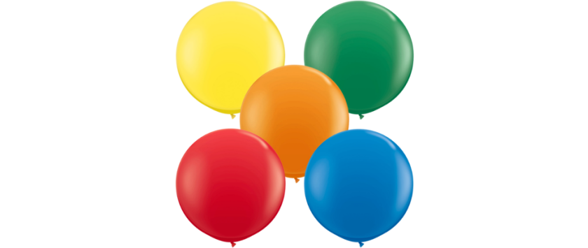 Riesenballons alle Farben