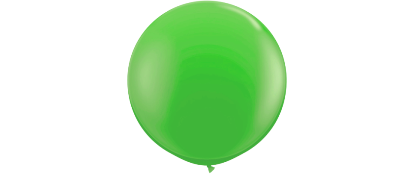 Riesenballons Limonengrün