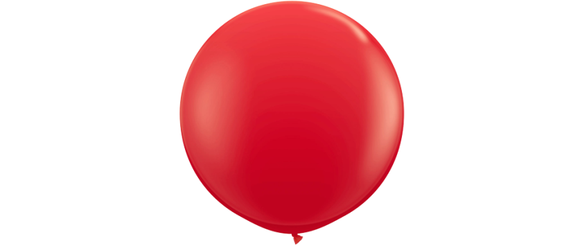 Riesenballons Rot