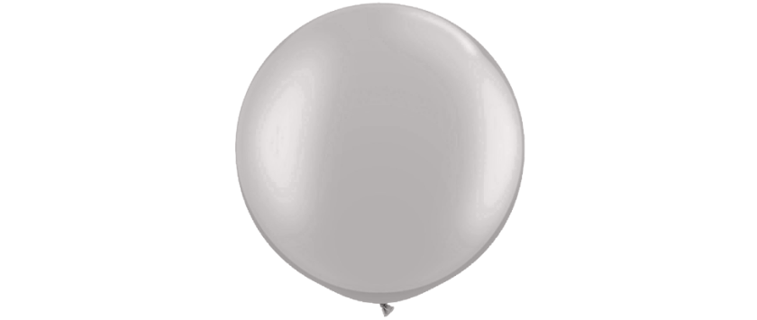 Riesenballons Silber