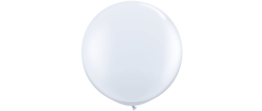Riesenballons Weiß