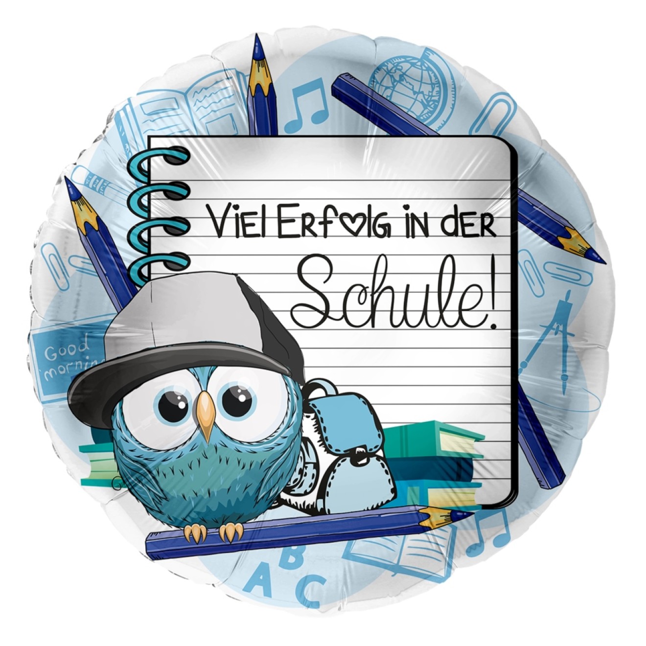 Luftballons Für Den Schulanfang – Mit Bus, Stiften & Schultasche, Buntes Dekoset