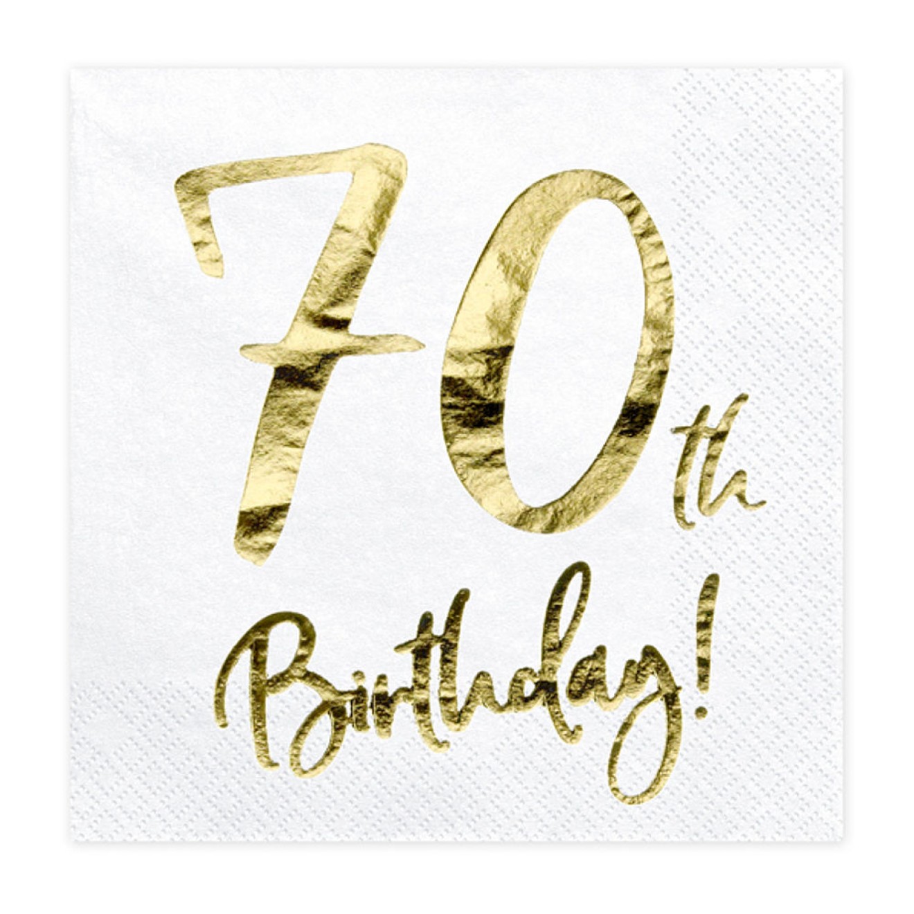 Servietten Birthday - Freie Zahlwahl - 20 Stück