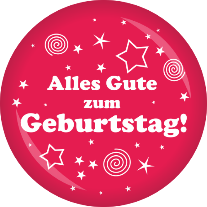 Button Geburtstag Alles Gute Zum Geburtstag O 50 Mm