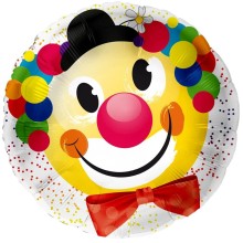 Ballonpost Geburtstag - Freie Motivwahl, Ballon Motive: Clownsgesicht