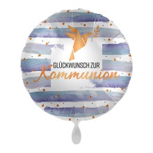 Ballonpost Kommunion / Konfirmation / Taufe - Freie Motivwahl, Ballon Motive: Kommunion - Glückwunsch (Taube)