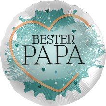 Ballonpost Vatertag - Freie Motivwahl, Ballonmotiv Vatertag: Bester Papa (Herz)