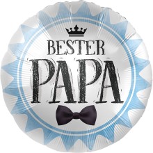 Ballonpost Vatertag - Freie Motivwahl, Ballonmotiv Vatertag: Bester Papa (Fliege)