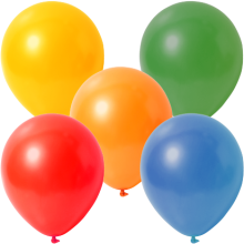 Luftballons Freie Farbwahl Ø 30 cm, Farbe Ballon: Bunt gemischt (Metallic)