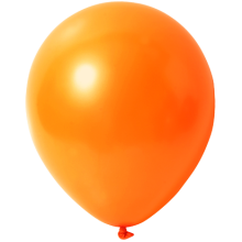 Luftballons Freie Farbwahl, Farbe Ballon: Orange (Metallic) | ca. PMS 144 U