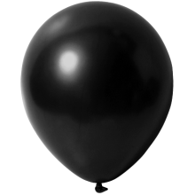 Luftballons Freie Farbwahl, Farbe Ballon: Schwarz (Metallic) | ca. PMS Black