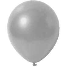 Luftballons Freie Farbwahl Ø 30 cm, Farbe Ballon: Silber (Metallic) 061| ca. PMS 400