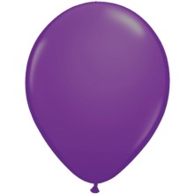 Luftballons Freie Farbwahl Ø 25 cm, Farbe Ballon: Violett (Druck 1-farbig)