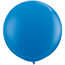 Riesenballons Freie Farbwahl Ø 80-100 cm, Farbe Ballon: Blau (Druck 1-farbig)