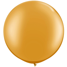 Riesenballons Freie Farbwahl Ø 80-100 cm, Farbe Ballon: Gold (Metallic) | ca. PMS 110