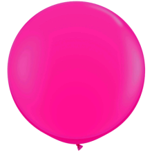 Riesenballons Freie Farbwahl Ø 80-100 cm, Farbe Ballon: Pink (Druck 1-farbig)
