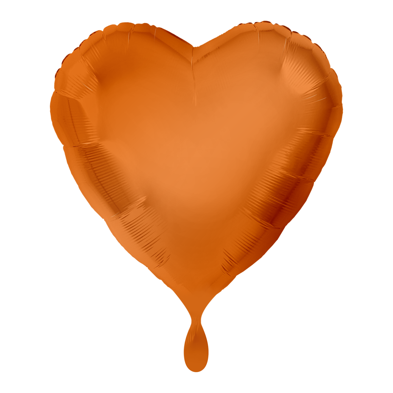 1 Balloon - Herz - Orange