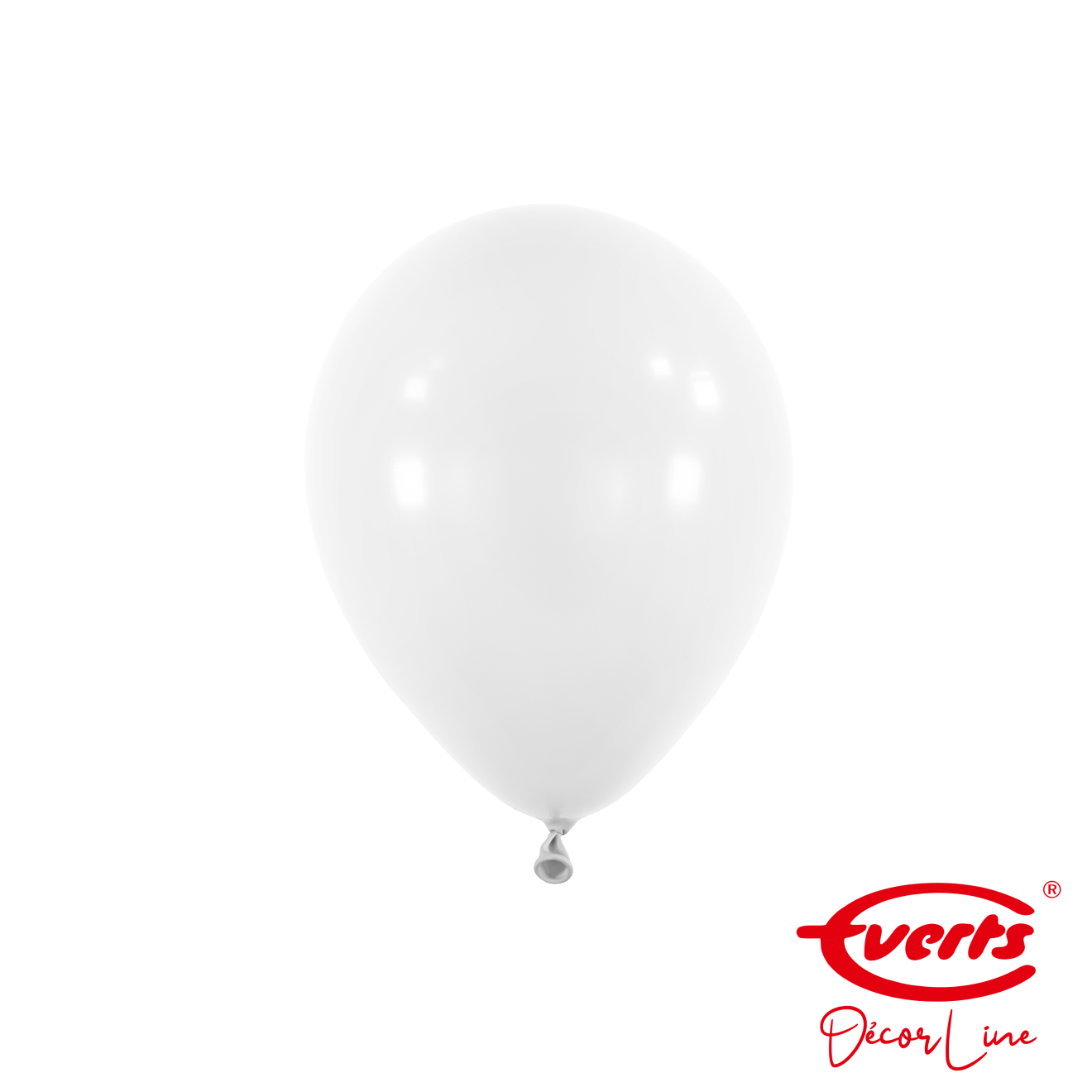 100 Miniballons - DECOR - Ø 13cm - Frosty White