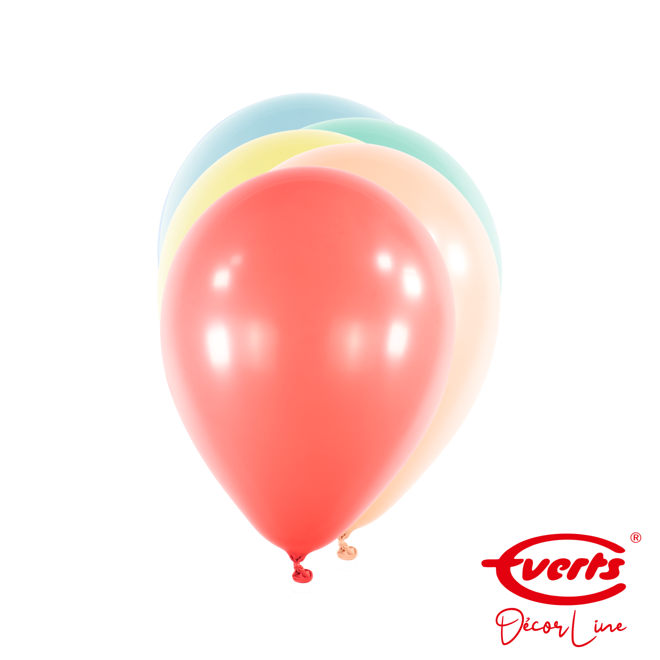 100 Miniballons - DECOR - Ø 12cm - Macaron - Mixed