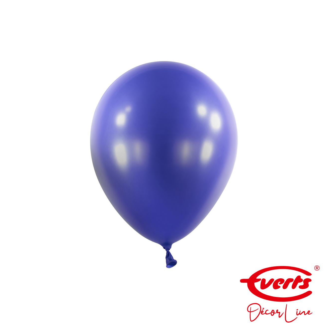 100 Miniballons - DECOR - Ø 13cm - Pearl & Metallic - Navy Flag Blue