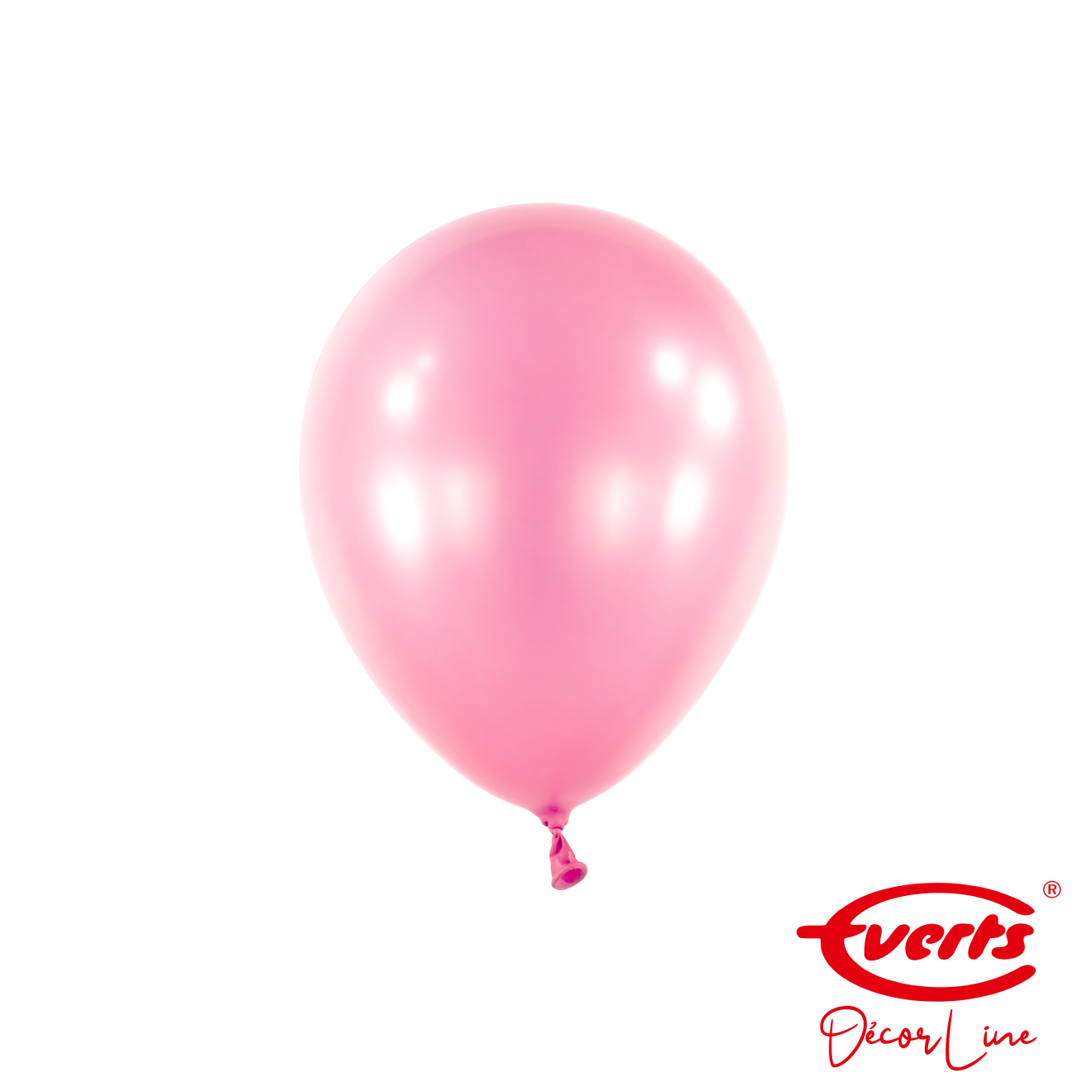 100 Miniballons - DECOR - Ø 13cm - Pearl & Metallic - Pretty Pink (Rosa)