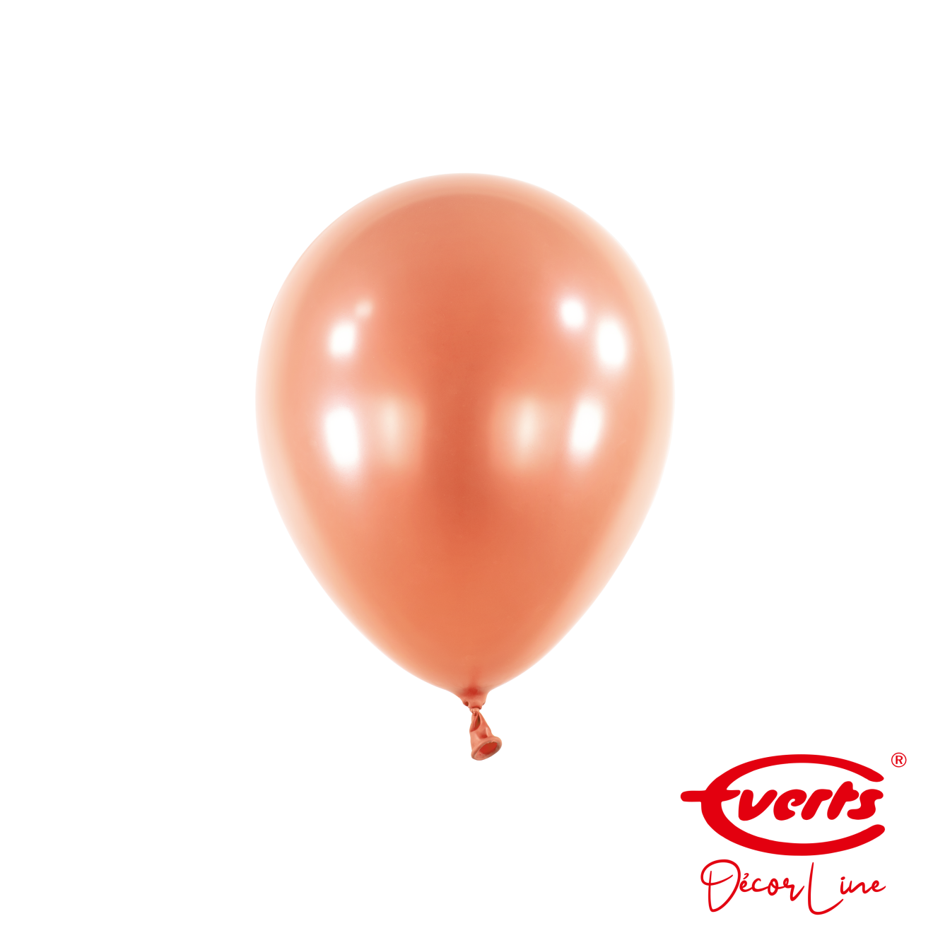 100 Miniballons - DECOR - Ø 13cm - Pearl & Metallic - Rosegold