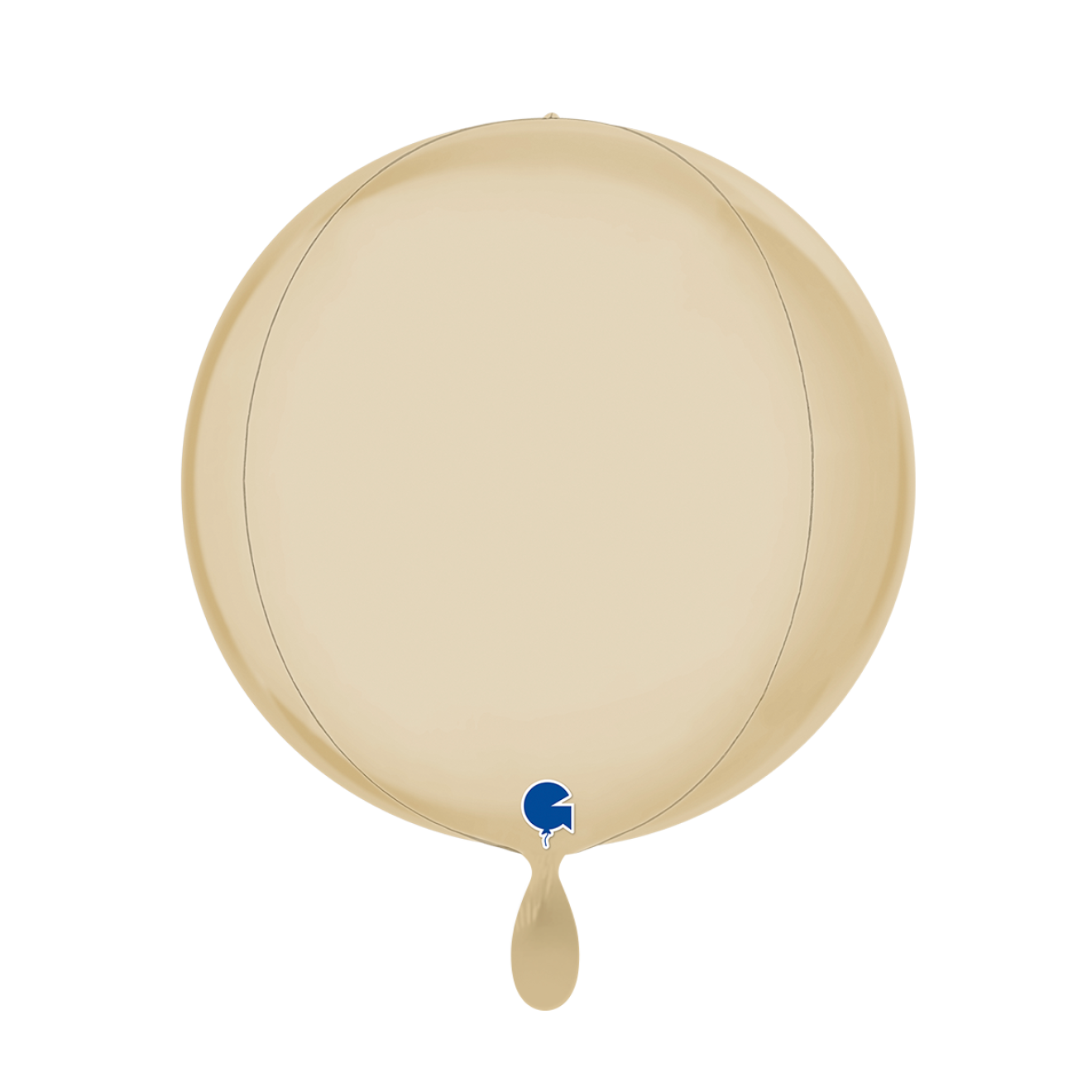 1 Balloon 4D - Globe - Satin Cream