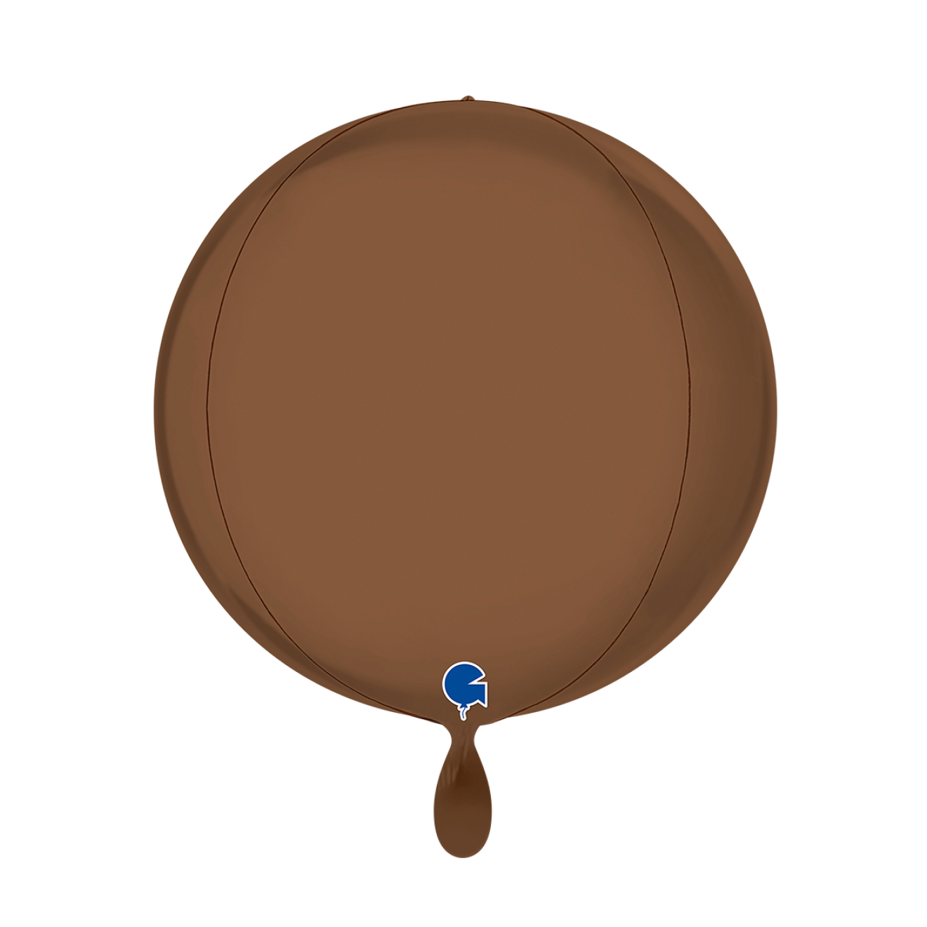 1 Balloon 4D - Globe - Satin Chocolate