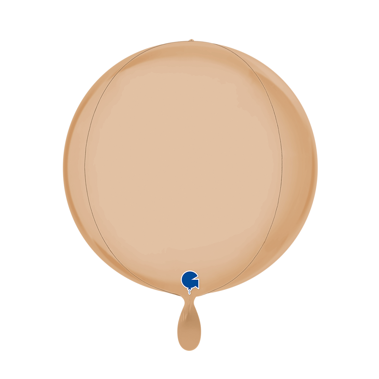 1 Balloon 4D - Globe - Satin Nude