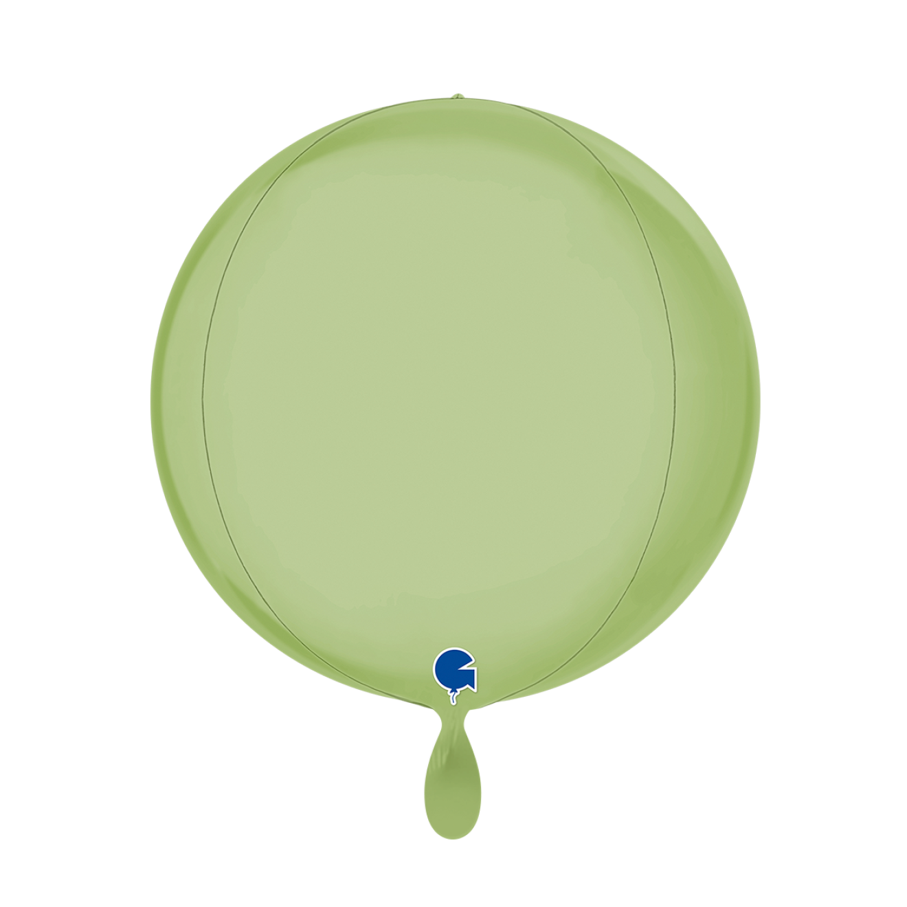 1 Balloon 4D - Globe - Satin Olive Green