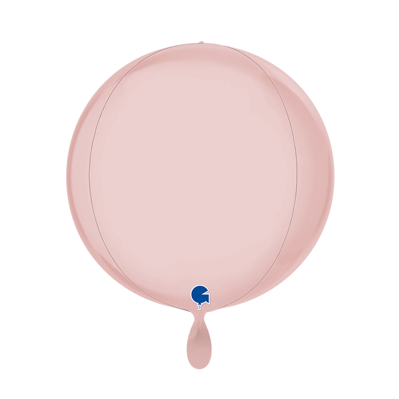 1 Balloon 4D - Globe - Satin Pastel Pink