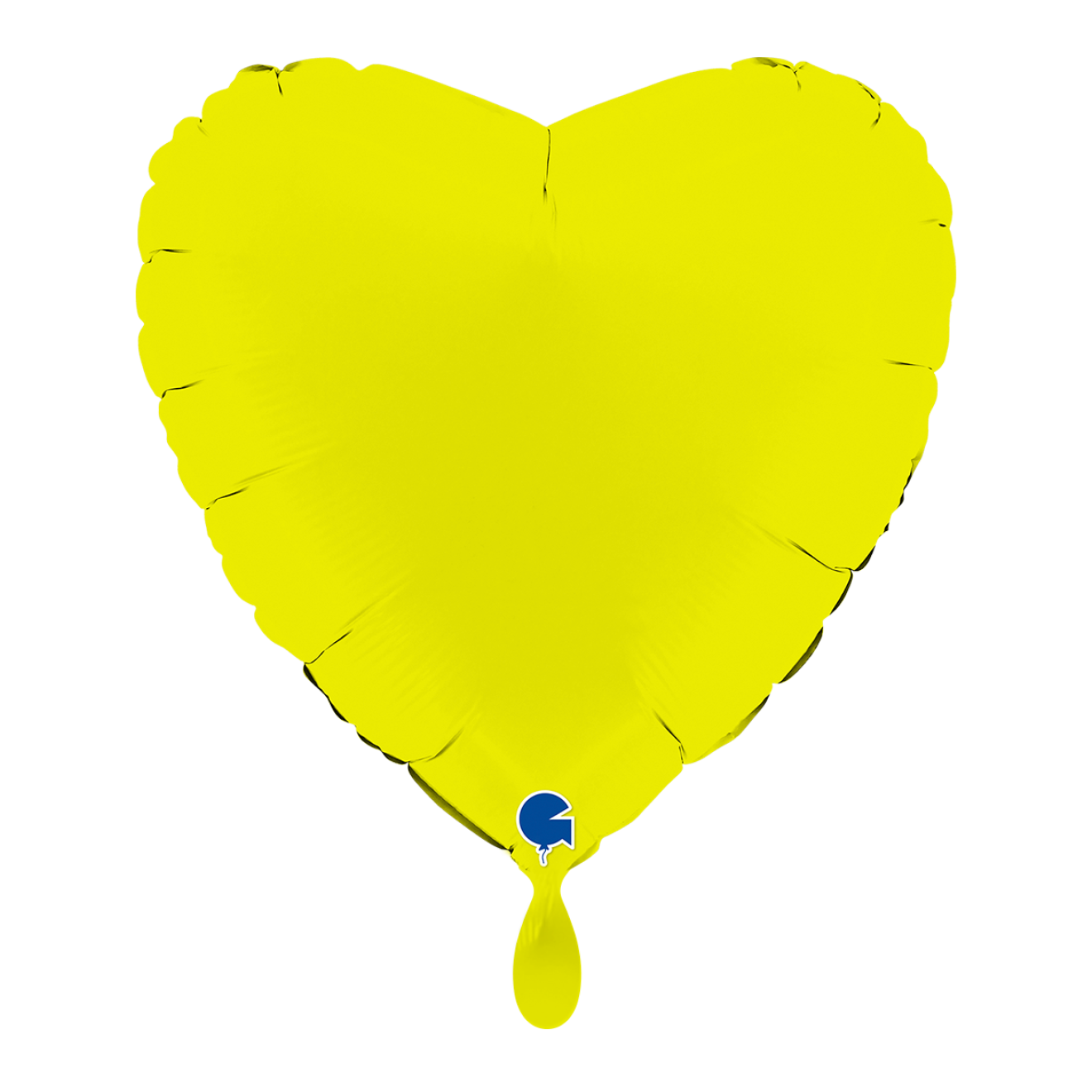 1 Balloon - Heart - Matte Lime Green