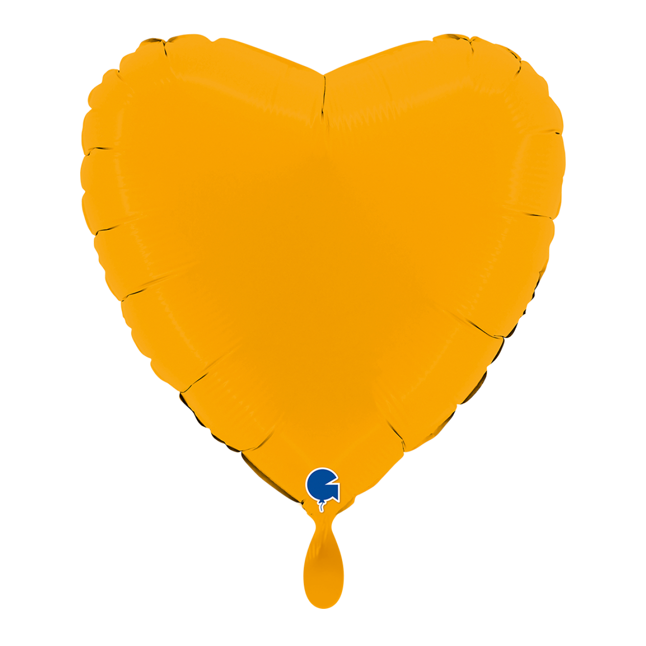 1 Balloon - Heart - Matte Mustard
