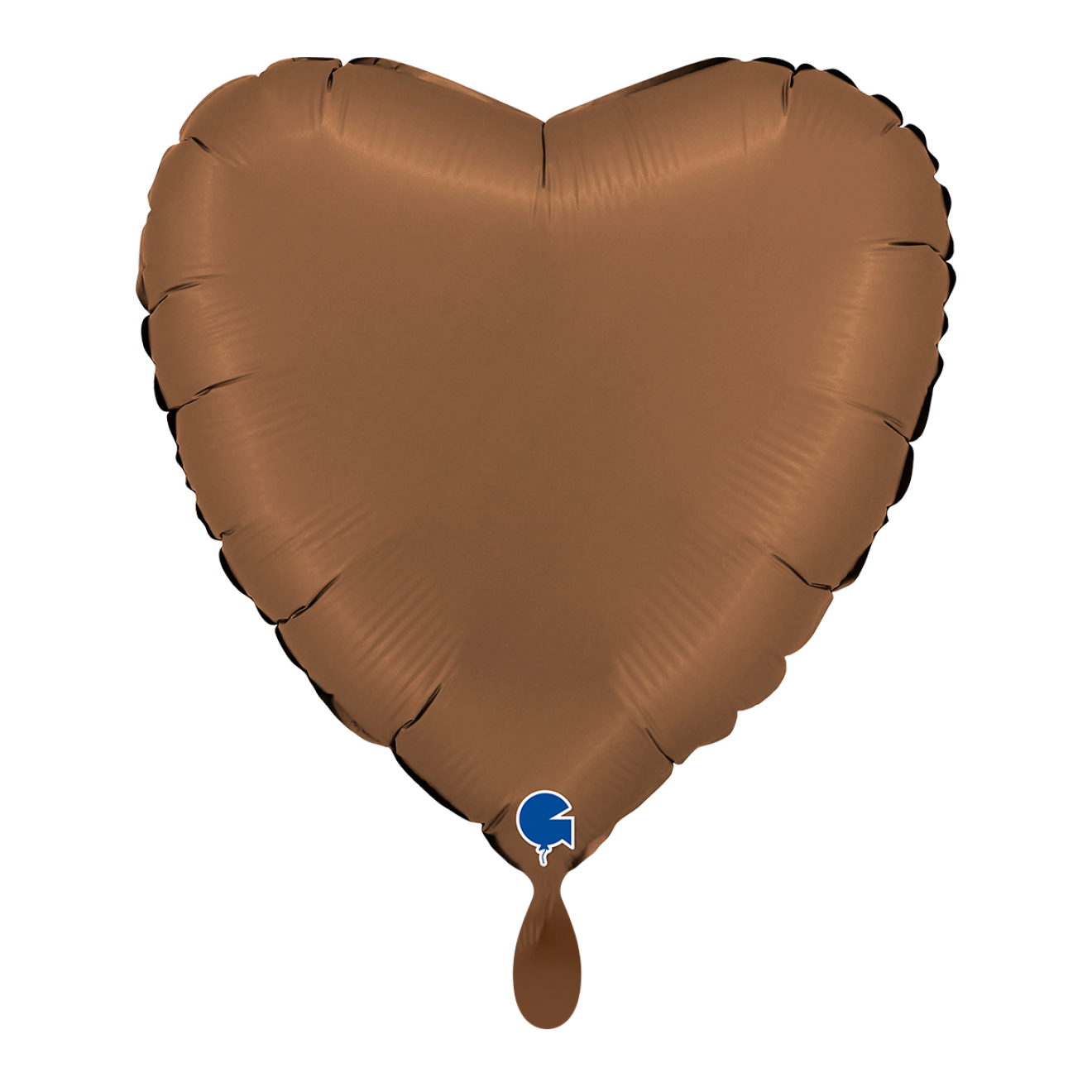 1 Balloon - Heart - Satin Chocolate