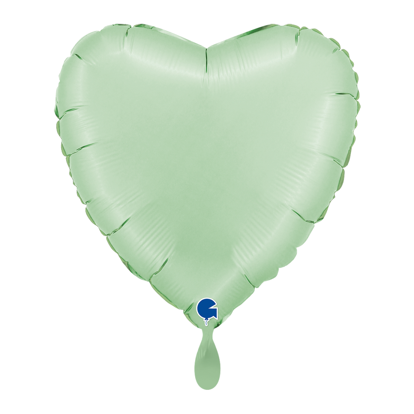 1 Balloon - Heart - Satin Glazed Mint