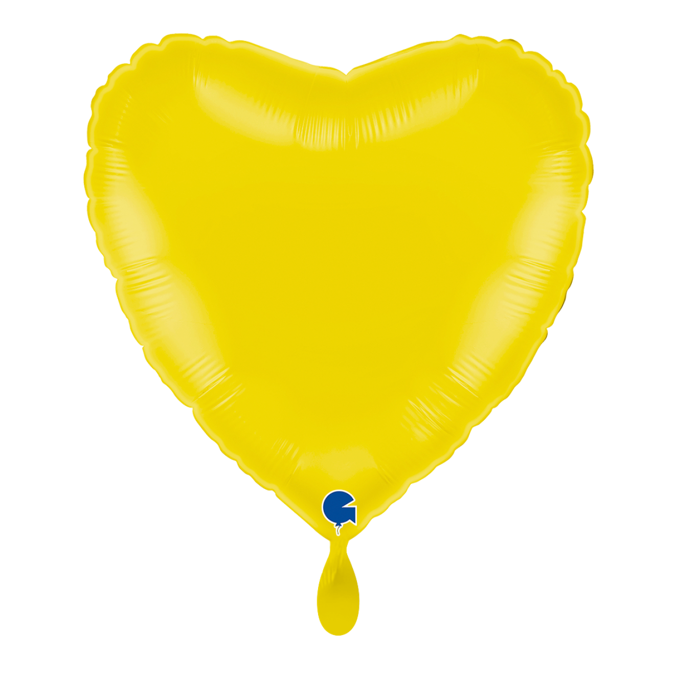 1 Balloon - Heart - Pastel Yellow