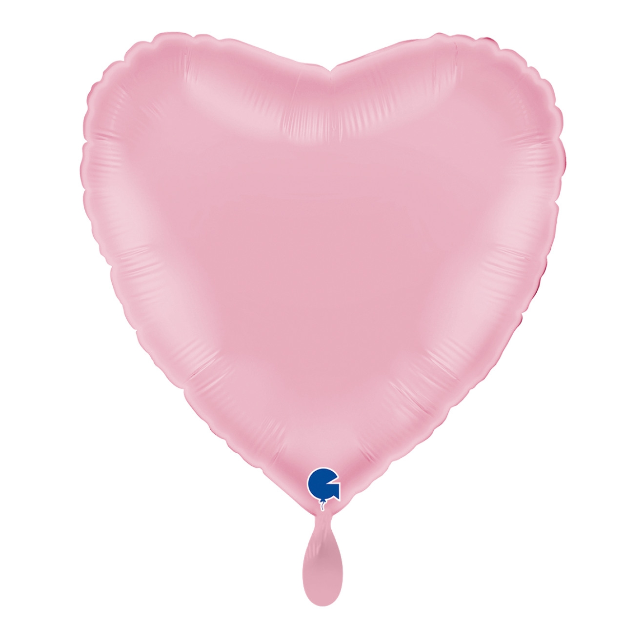 1 Balloon - Heart - Pastel Pink