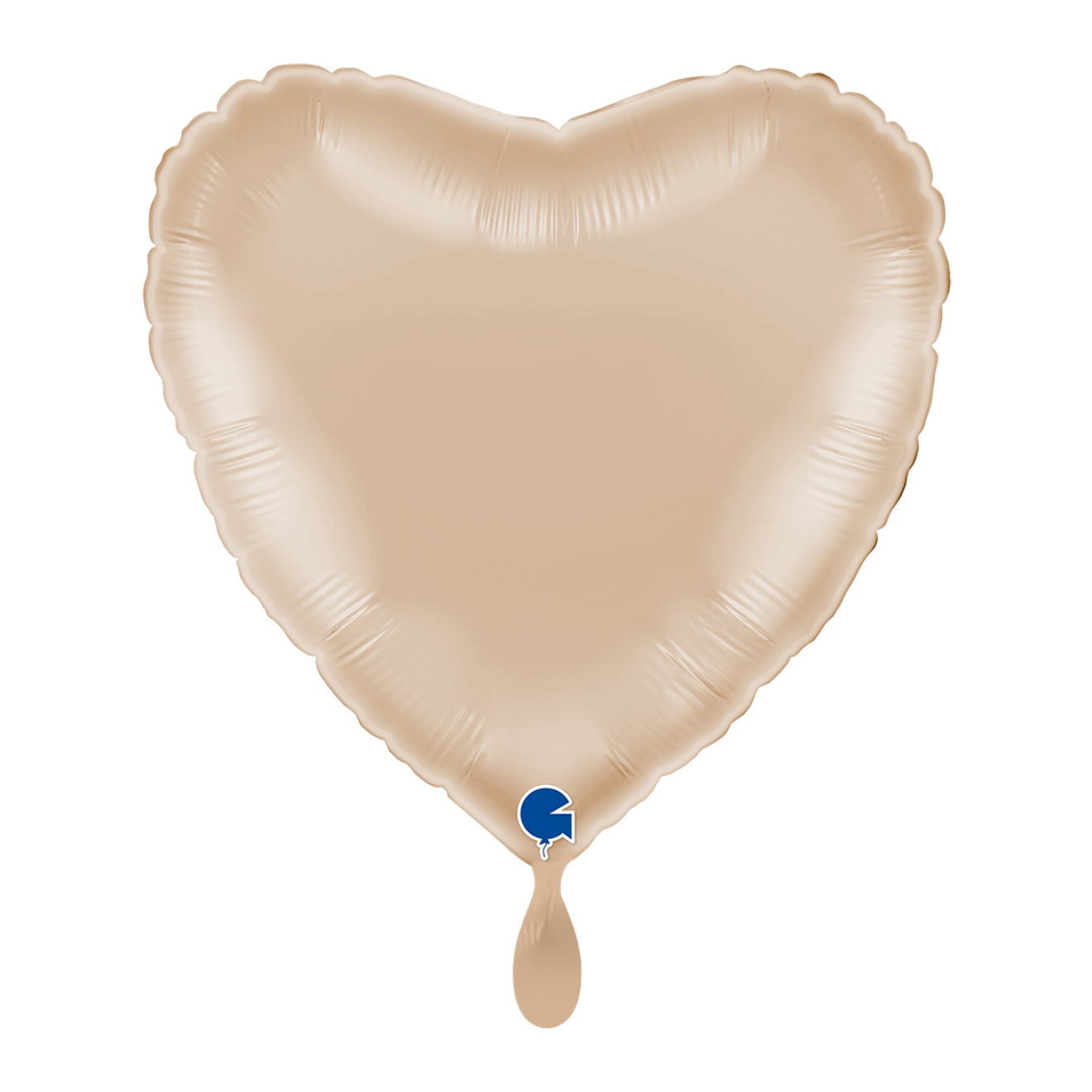 1 Balloon - Heart - Californian Gold