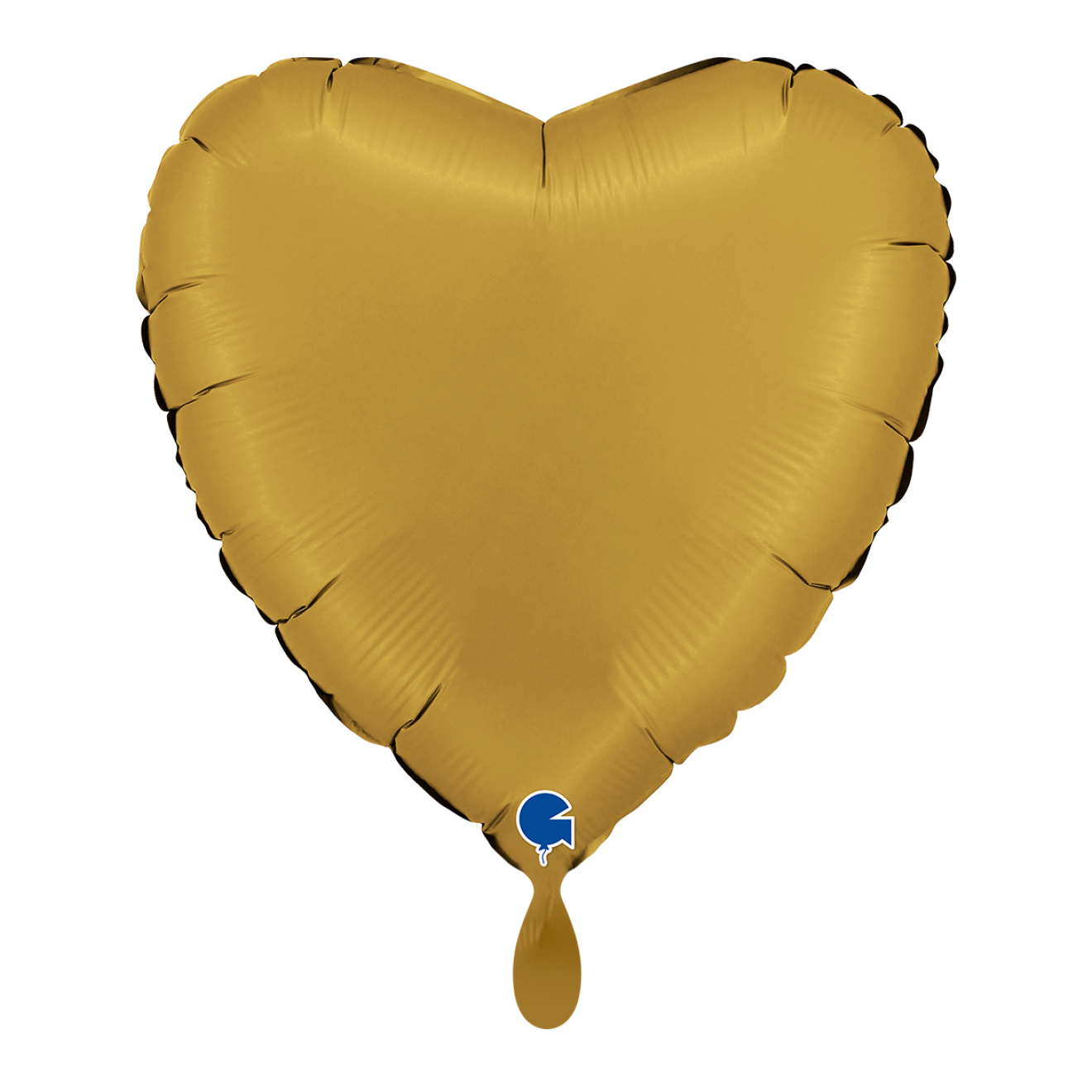 1 Balloon - Heart - Satin Gold