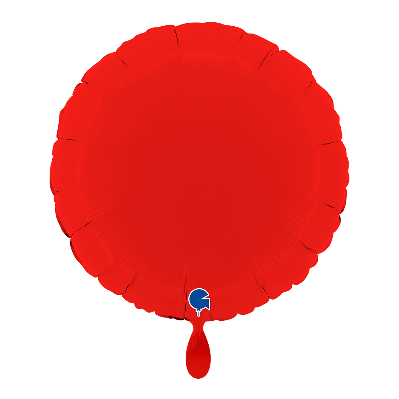 1 Balloon - Round - Matte Red