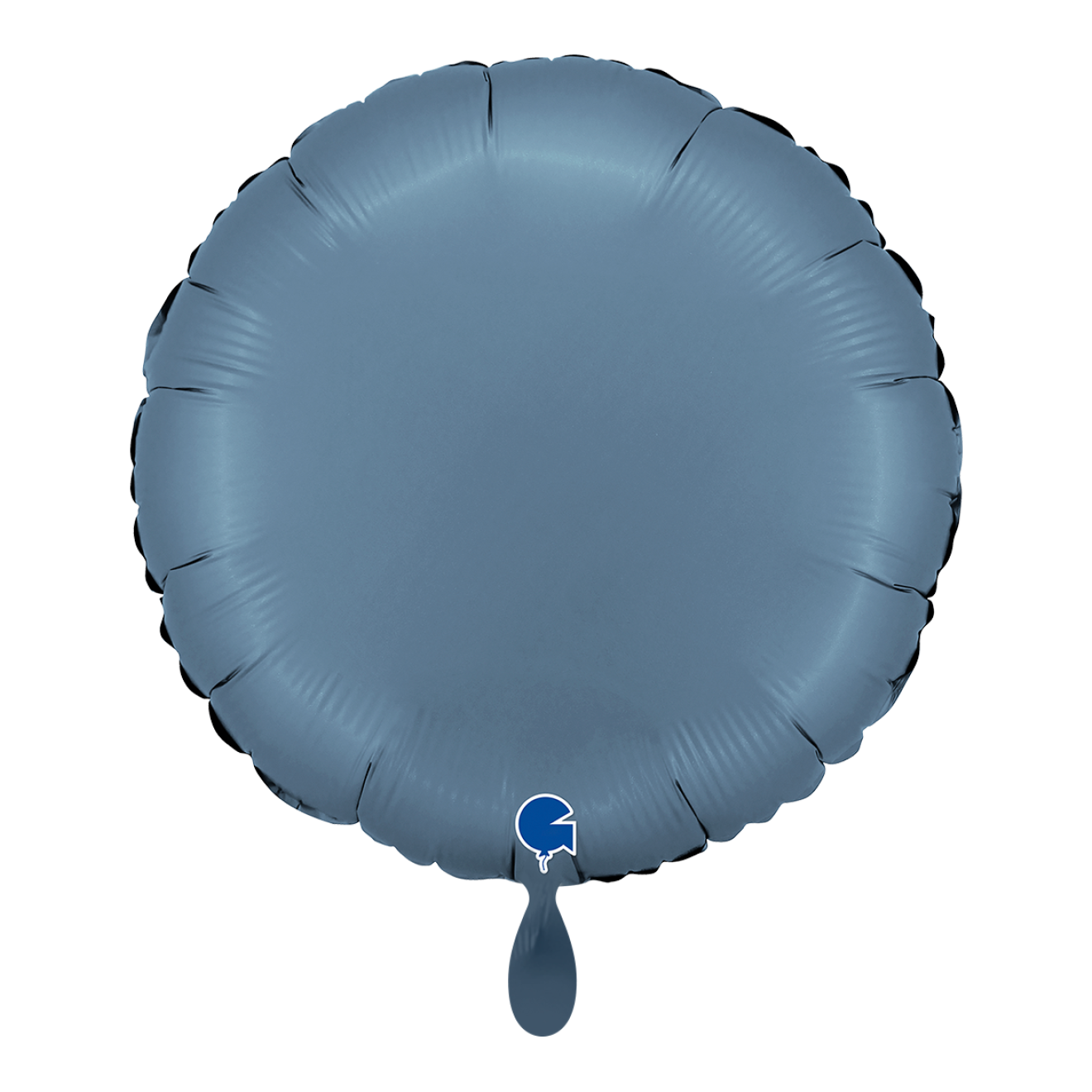 1 Balloon - Round - Satin Blue Jeans