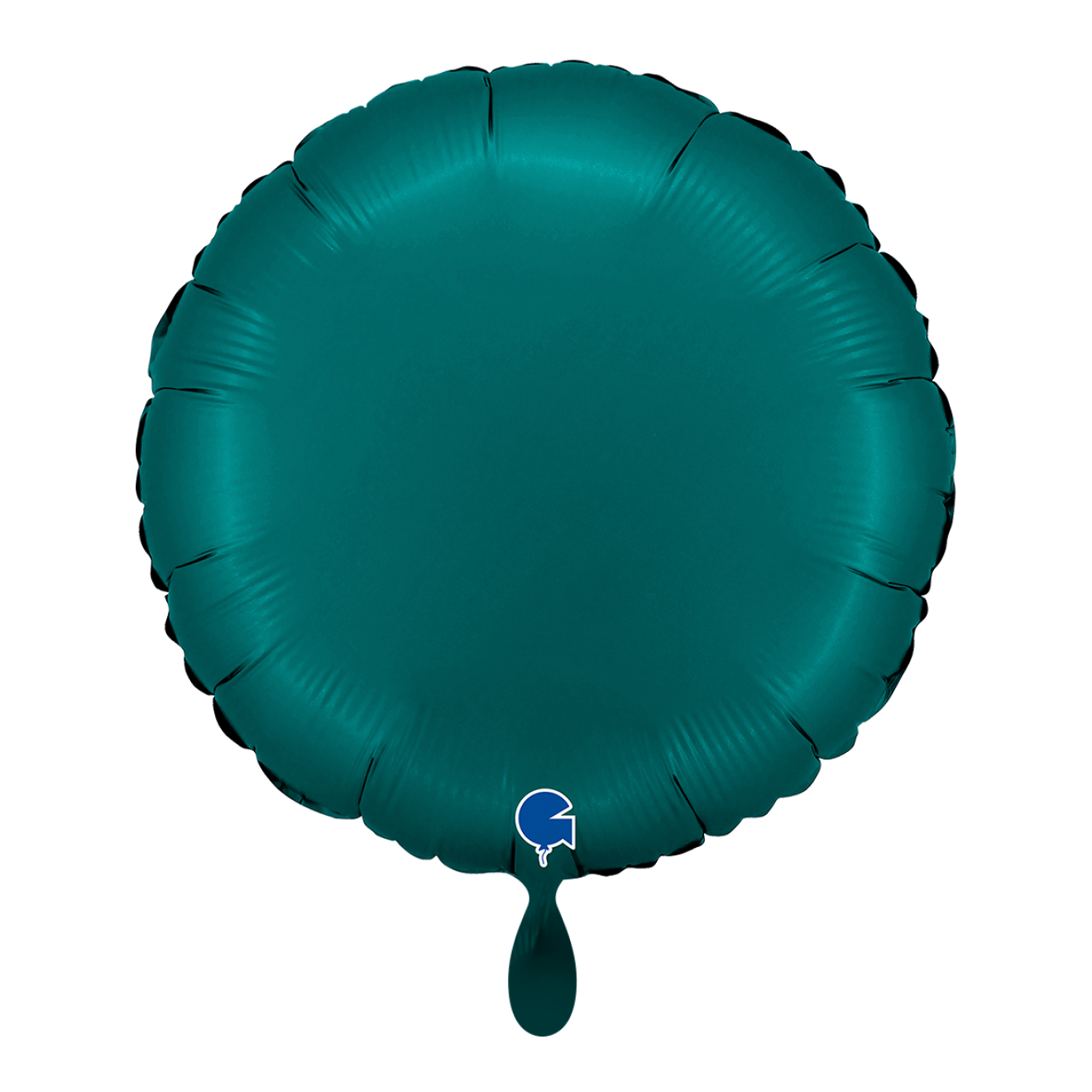 1 Balloon - Round - Satin Emerald Green