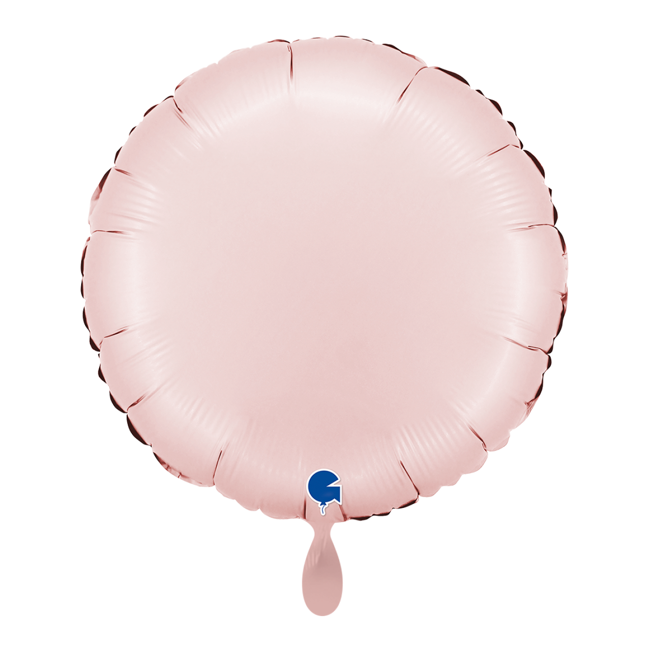 1 Balloon - Round - Satin Pastel Pink