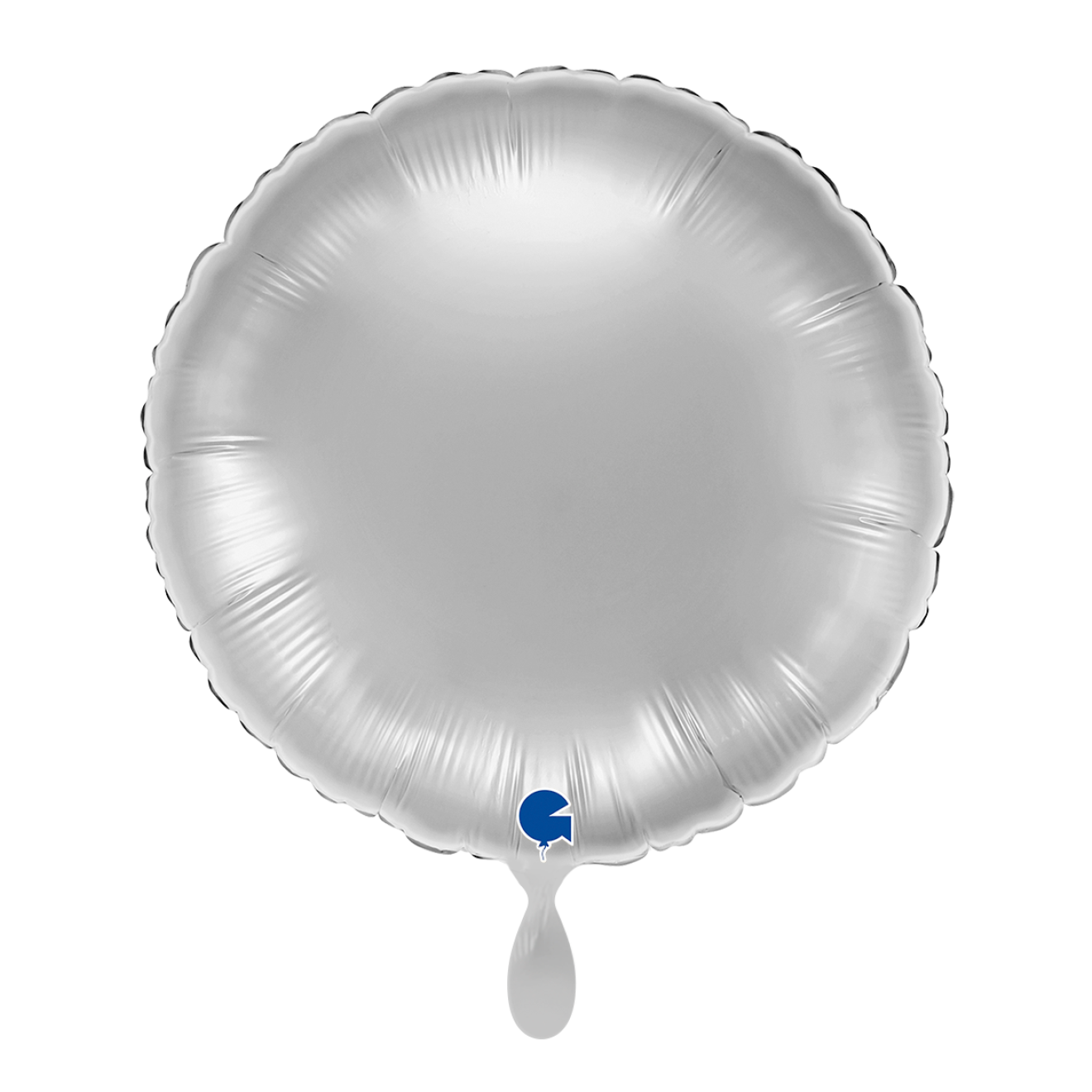 1 Balloon - Round - Silver