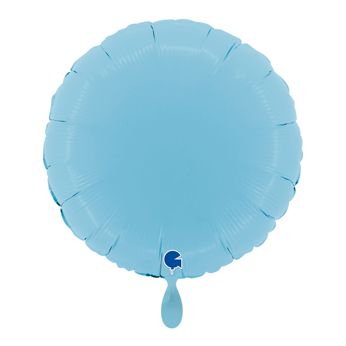 1 Balloon - Round - Matte Blue