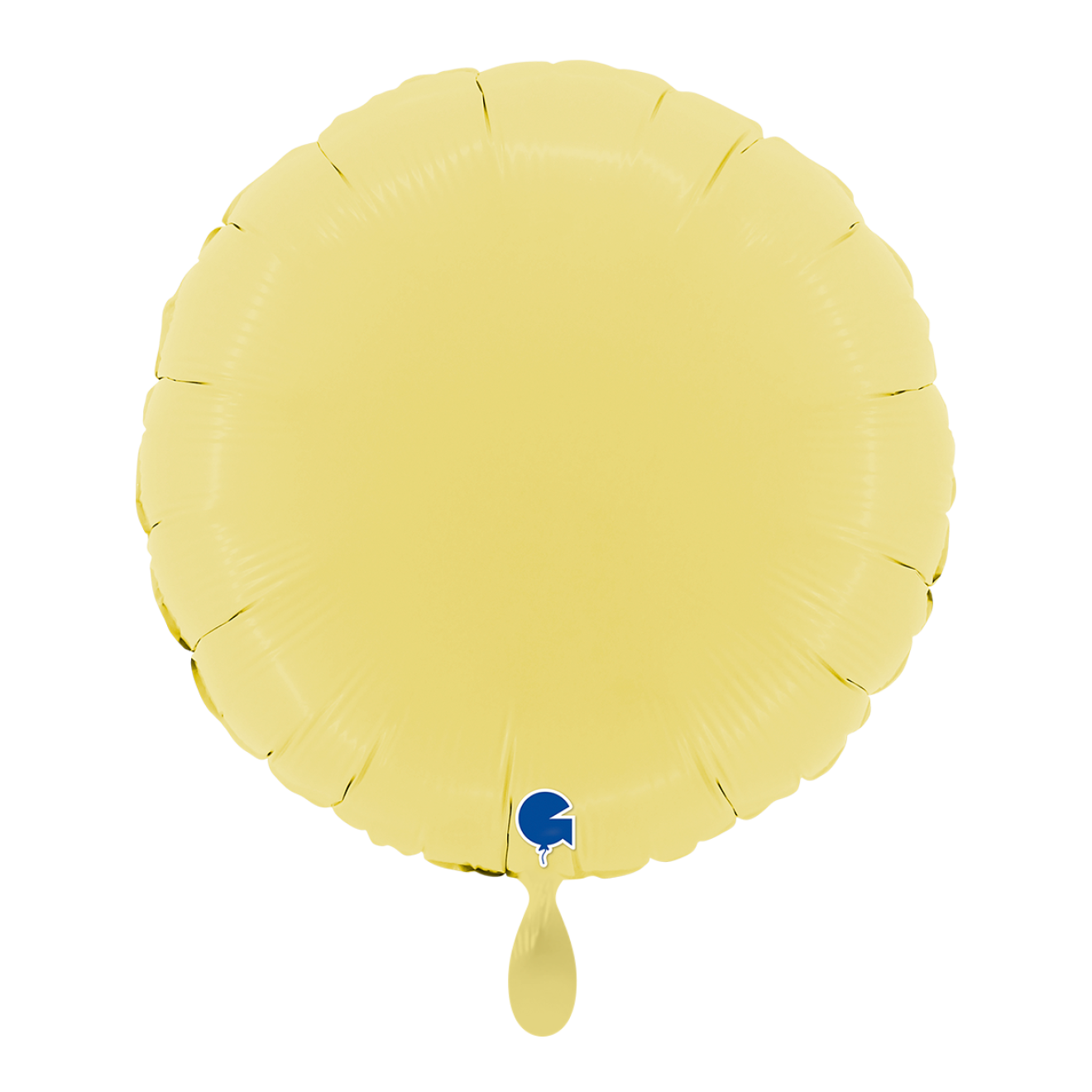 1 Balloon - Round - Matte Yellow