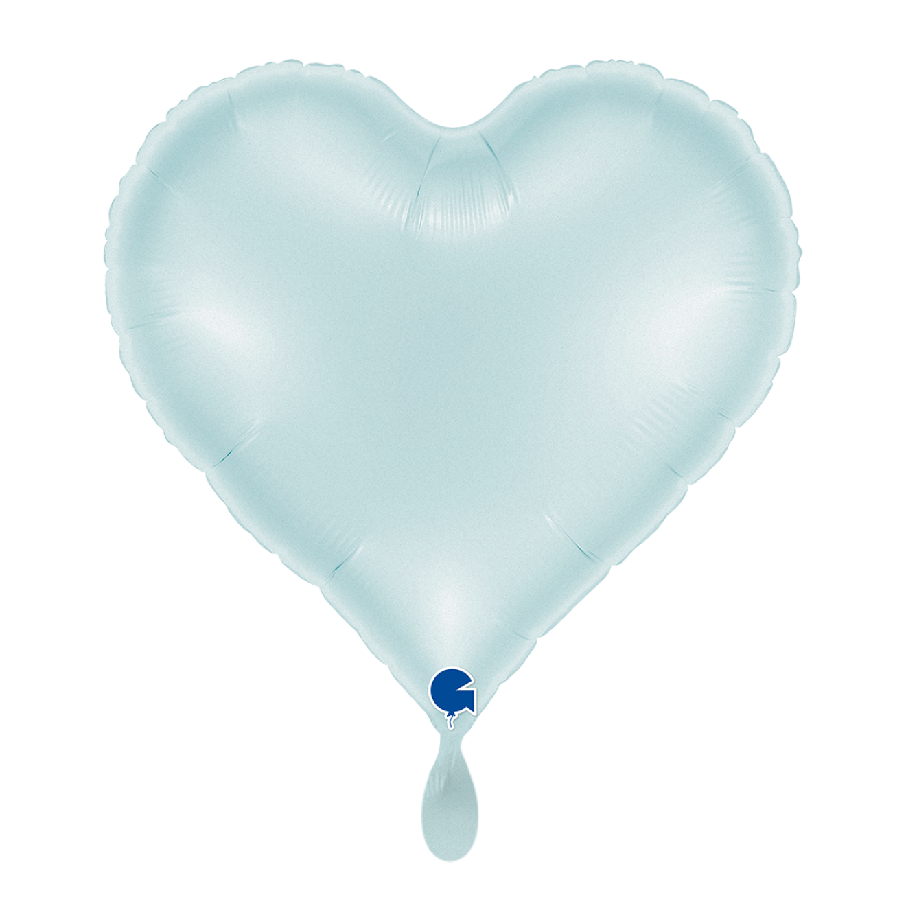 1 Balloon - Sweetie Heart 18in Satin Pastel Blue