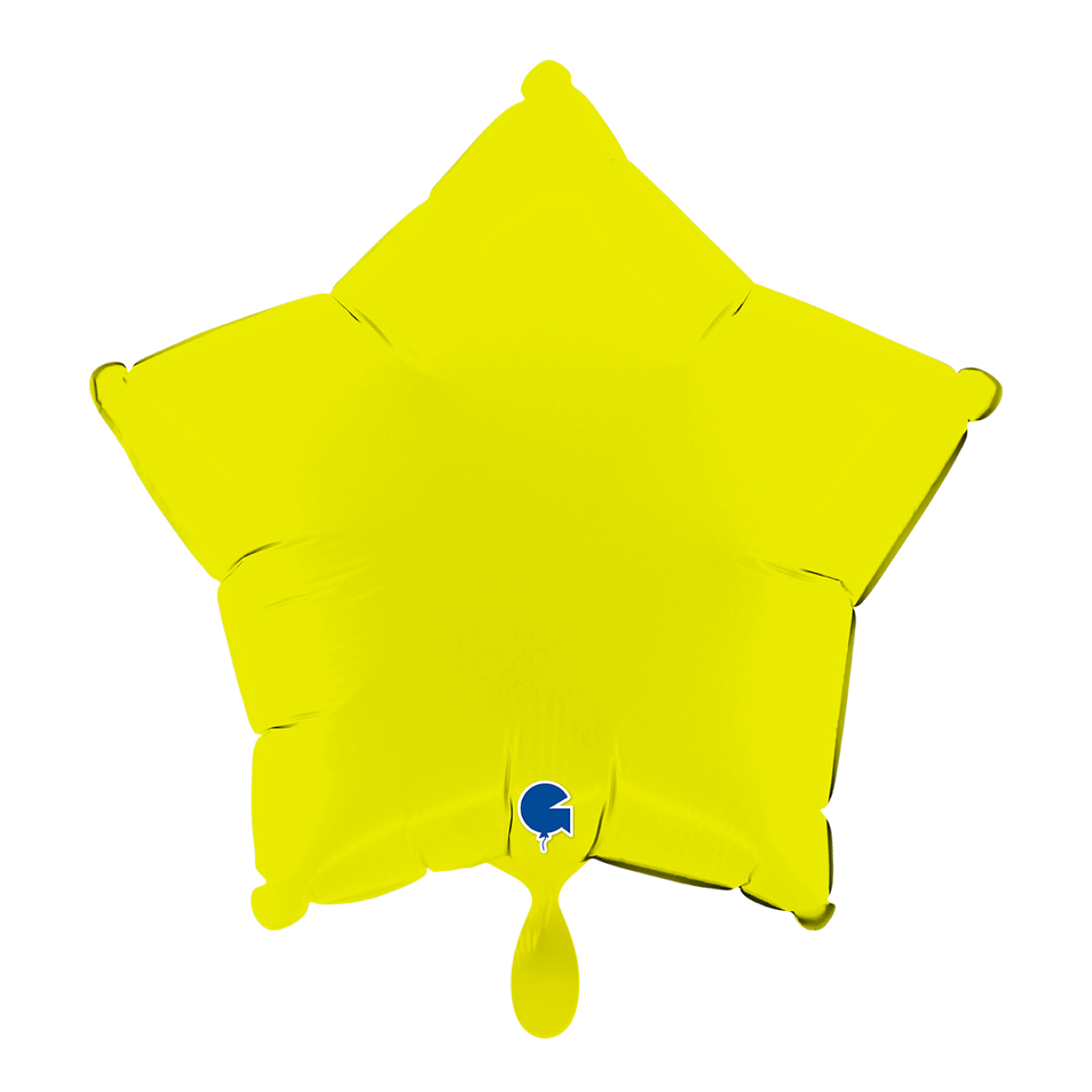 1 Balloon - Star - Matte Lime Green